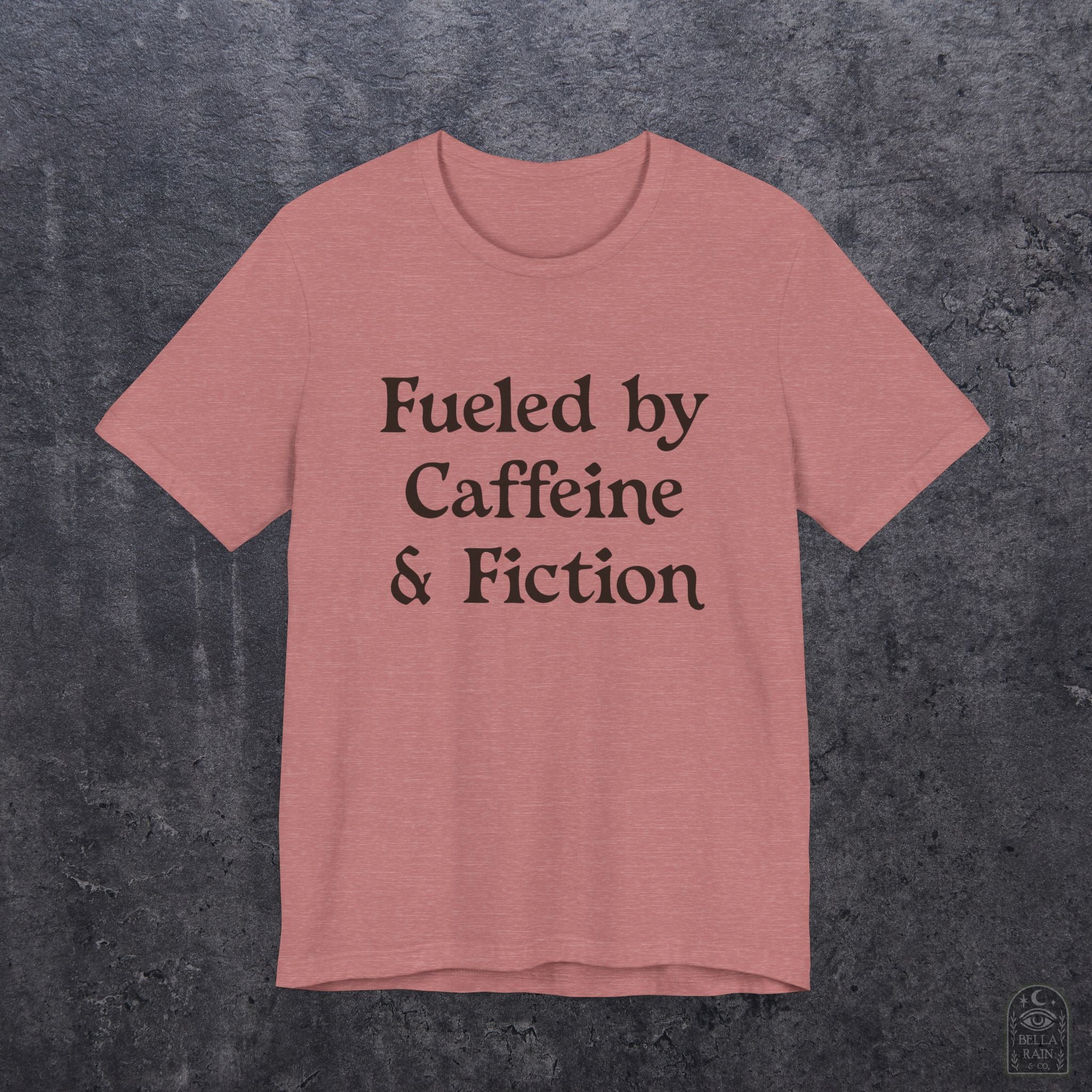 Fueled by Caffeine & Fiction PREMIUM T-Shirt