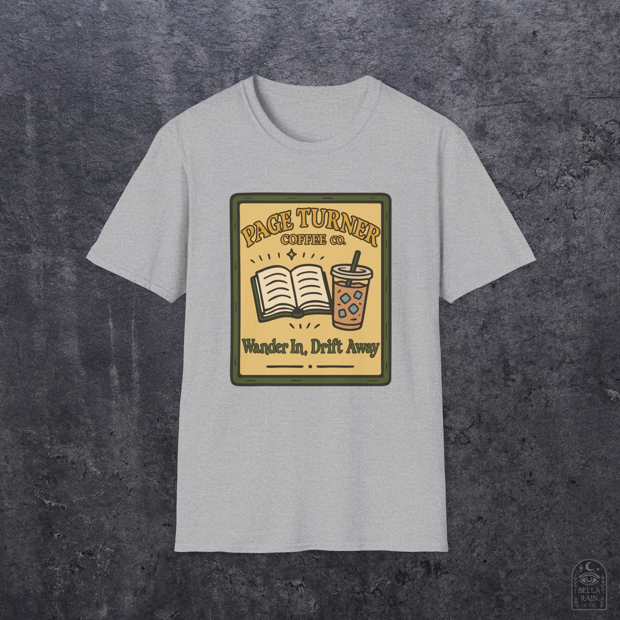 Page Turner Coffee Co Unisex Softstyle T-Shirt