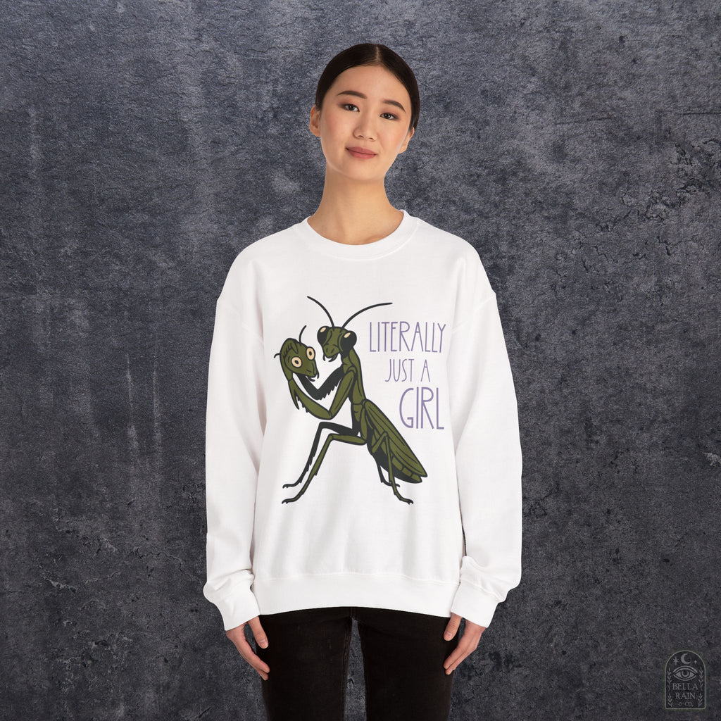 Literally Just a Girl Crewneck Sweatshirt