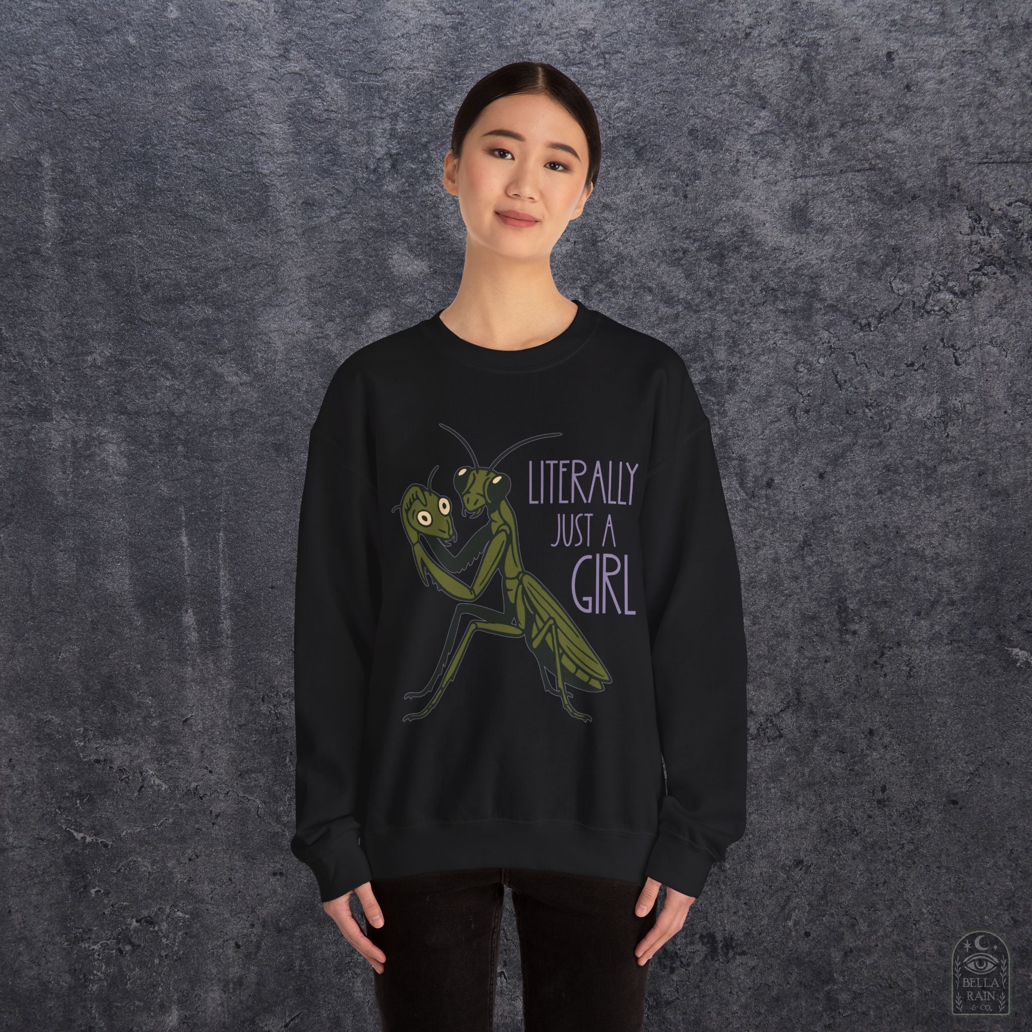 Literally Just a Girl Crewneck Sweatshirt