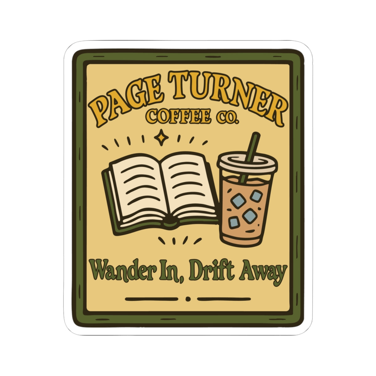 Page Turner Sticker