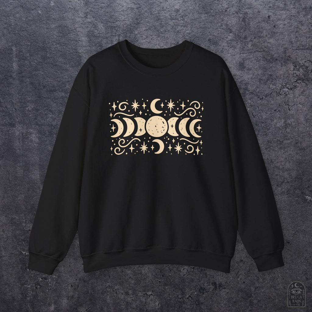 Lunar Phases Crewneck Sweatshirt