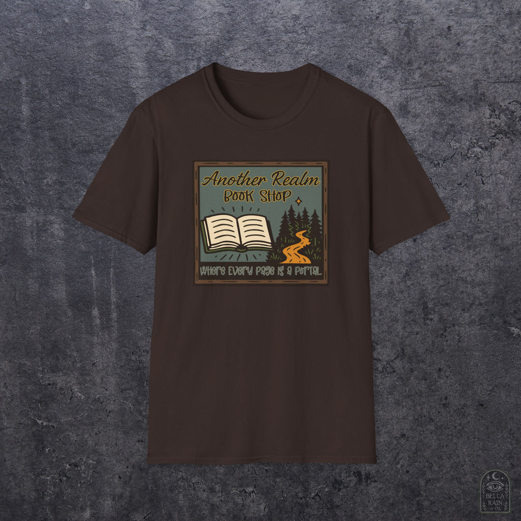 Another Realm Book Shop Unisex Softstyle T-Shirt
