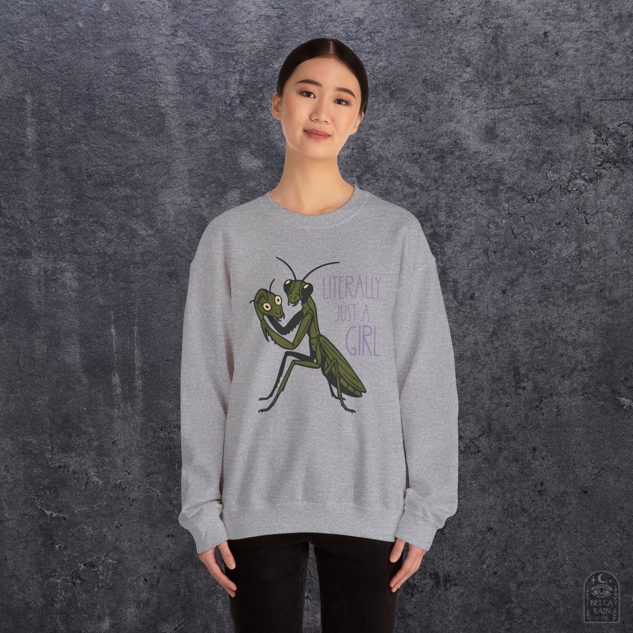 Literally Just a Girl Crewneck Sweatshirt