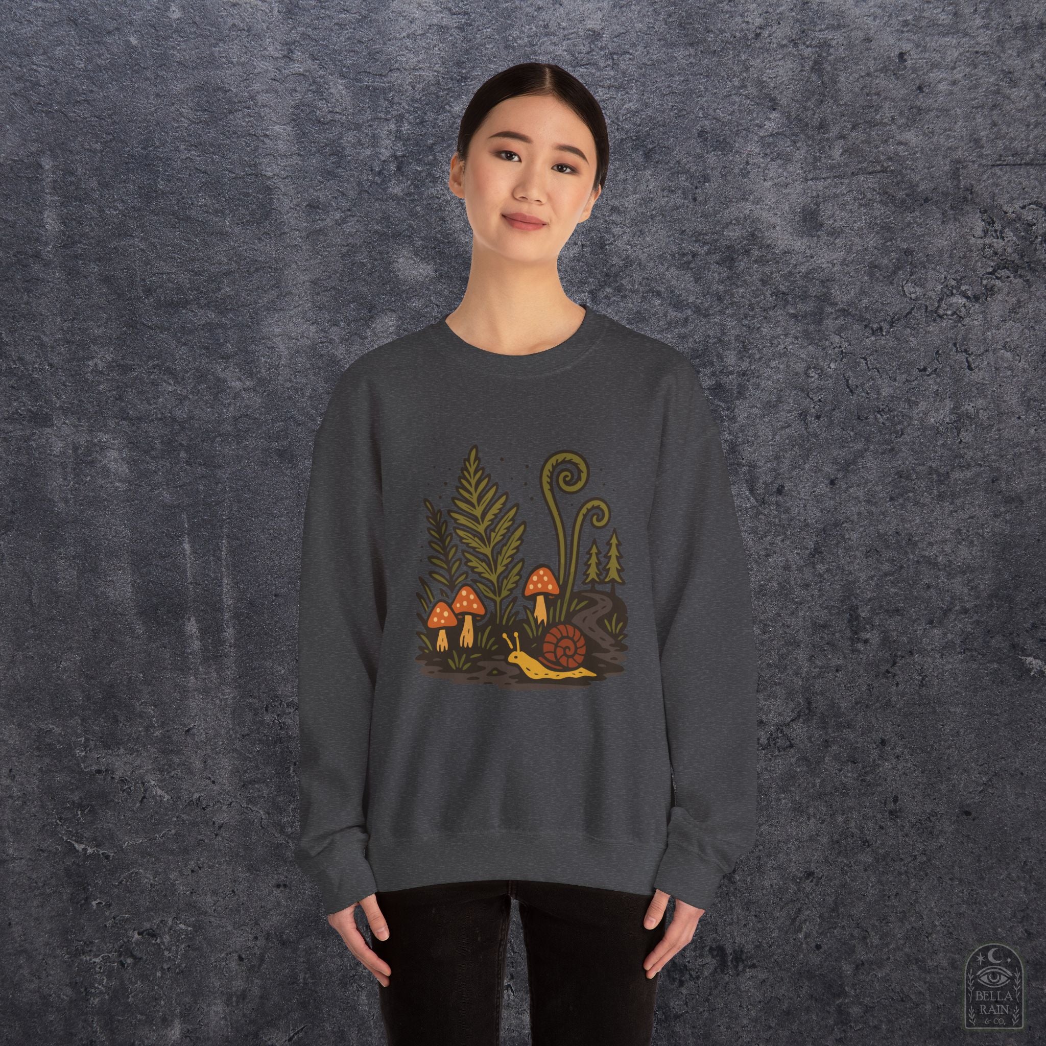 Snailin Away Crewneck Sweatshirt
