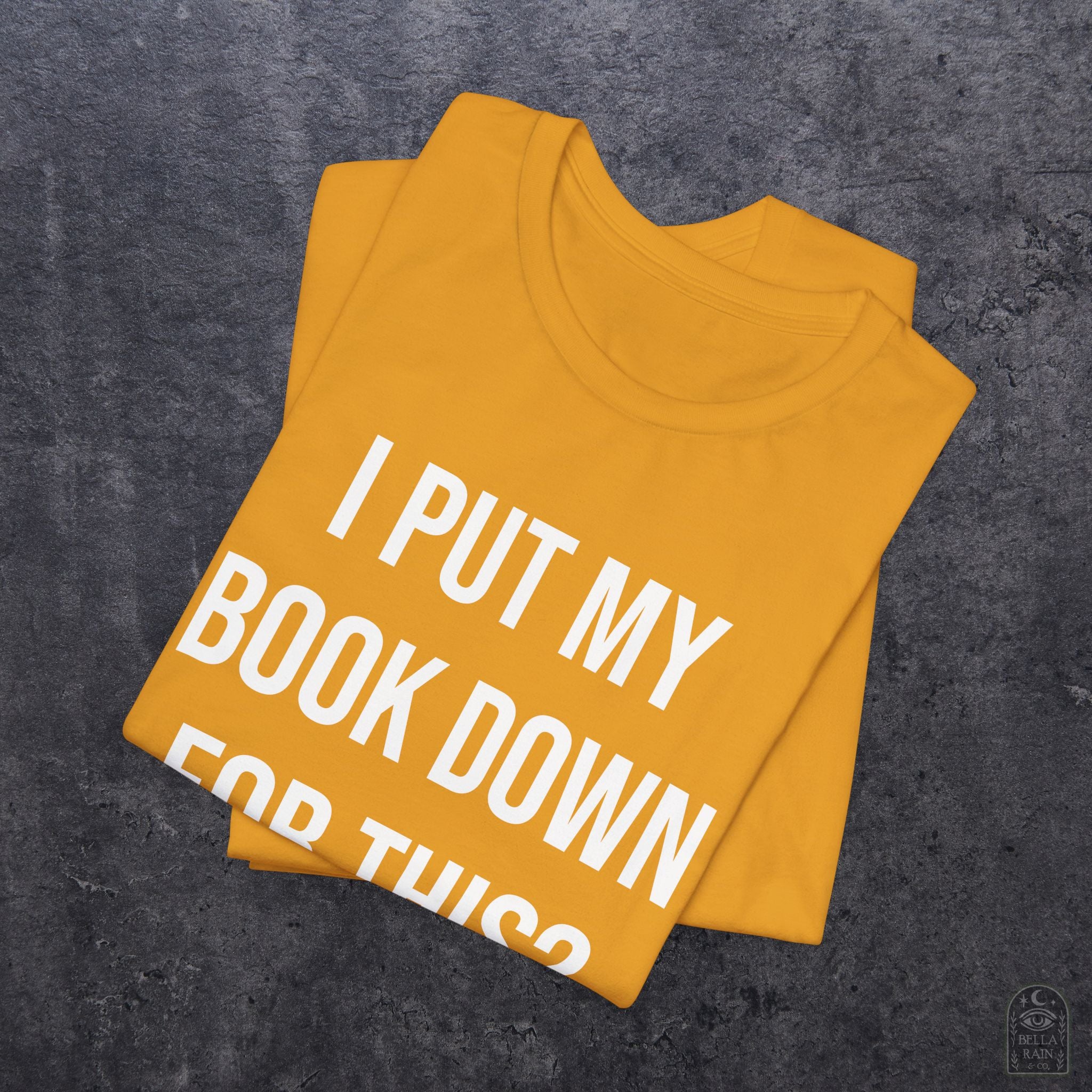 I Put My Book Down PREMIUM T-Shirt
