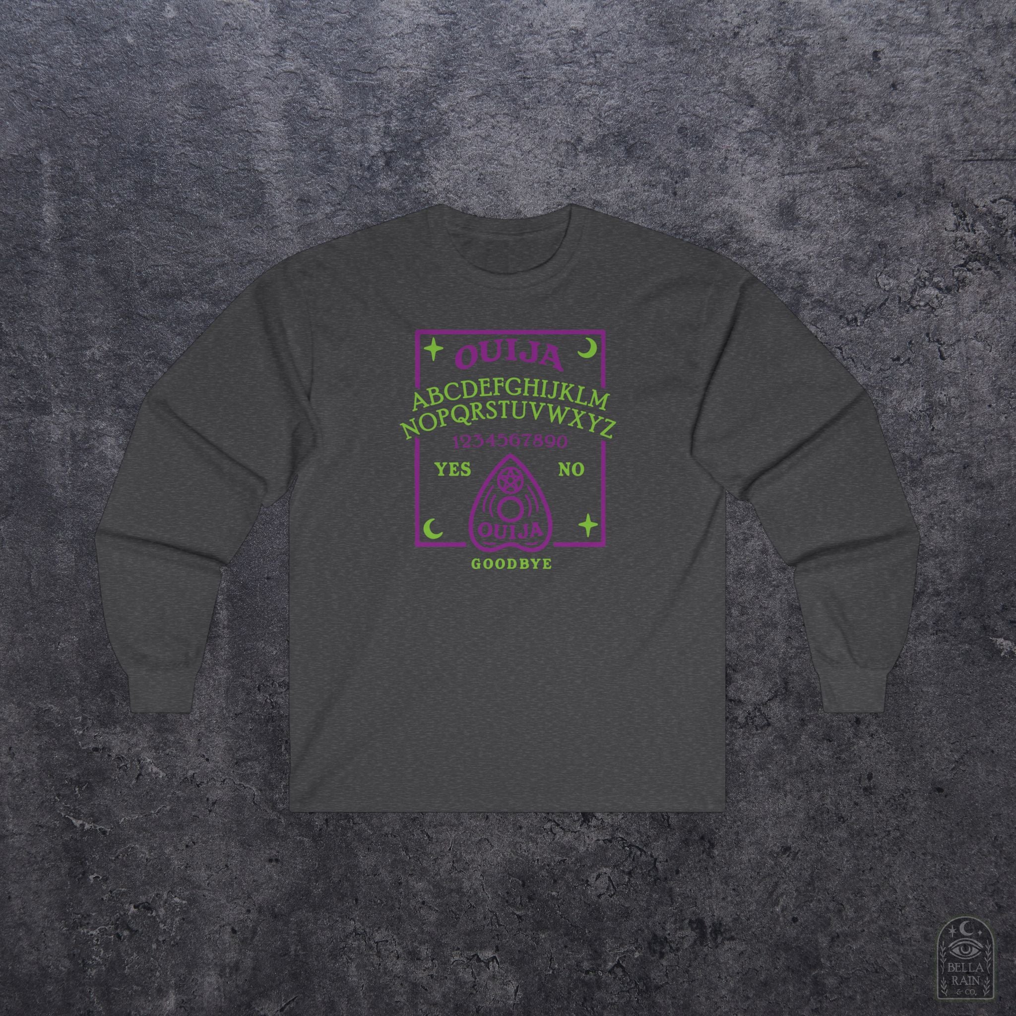 Ouija Board Long Sleeve Tee - Unisex Cotton Shirt