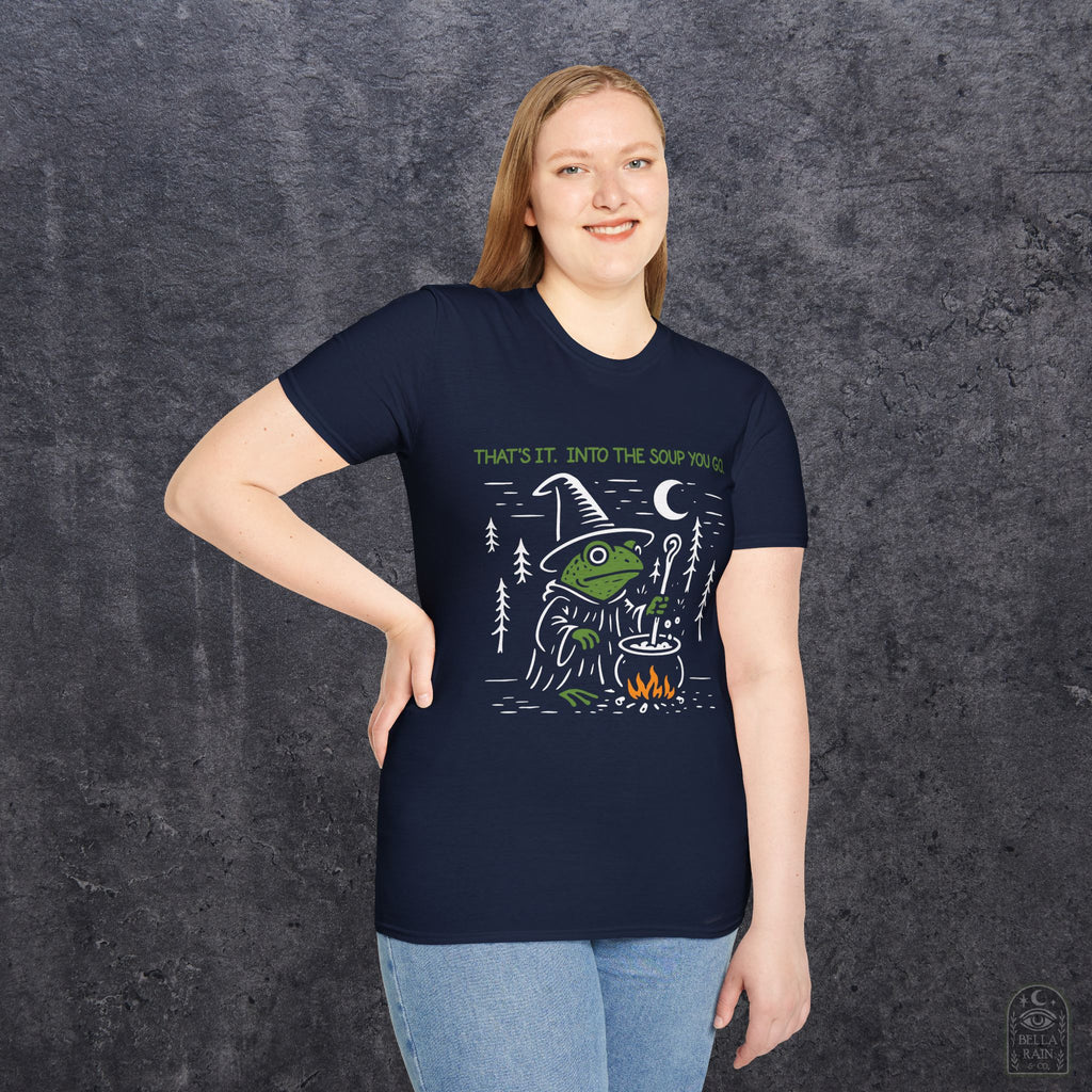 Into the Soup You Go Unisex Softstyle T-Shirt