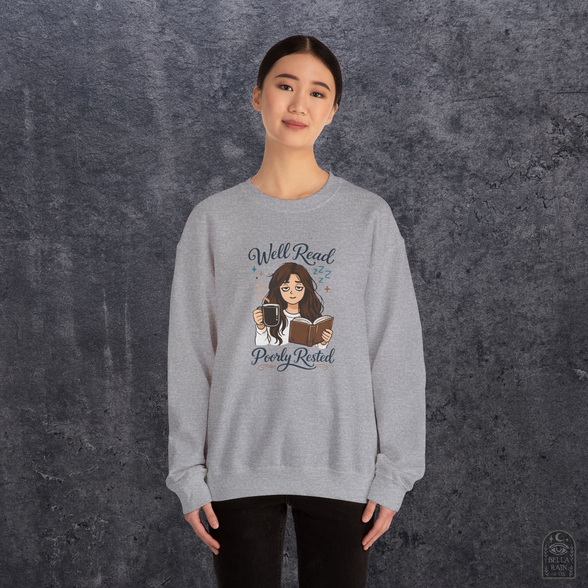 Well Read Poorly Rested Crewneck Sweatshirt