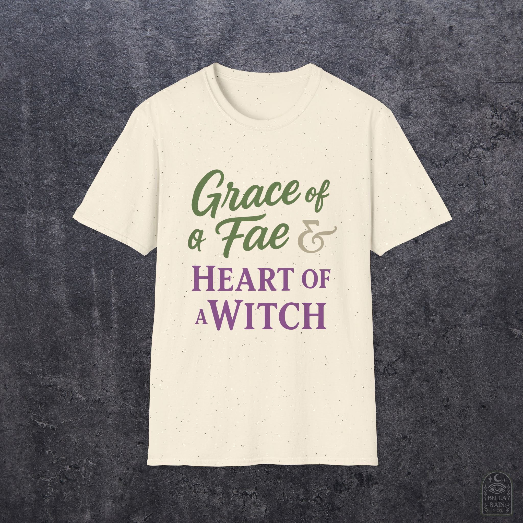 Grace of Fae Heart of Witch Unisex Softstyle T-Shirt