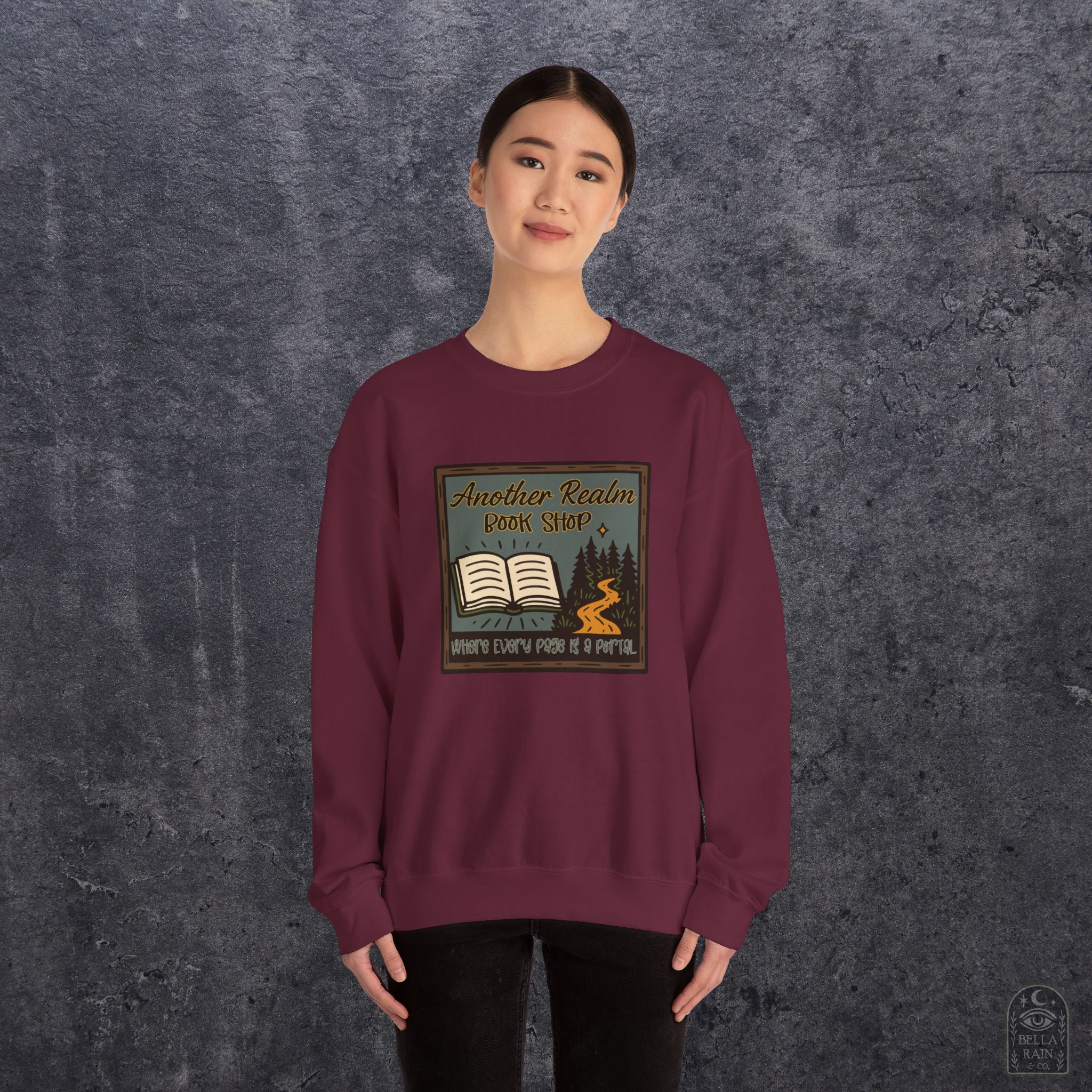 Another Realm Book Shop Crewneck Sweatshirt