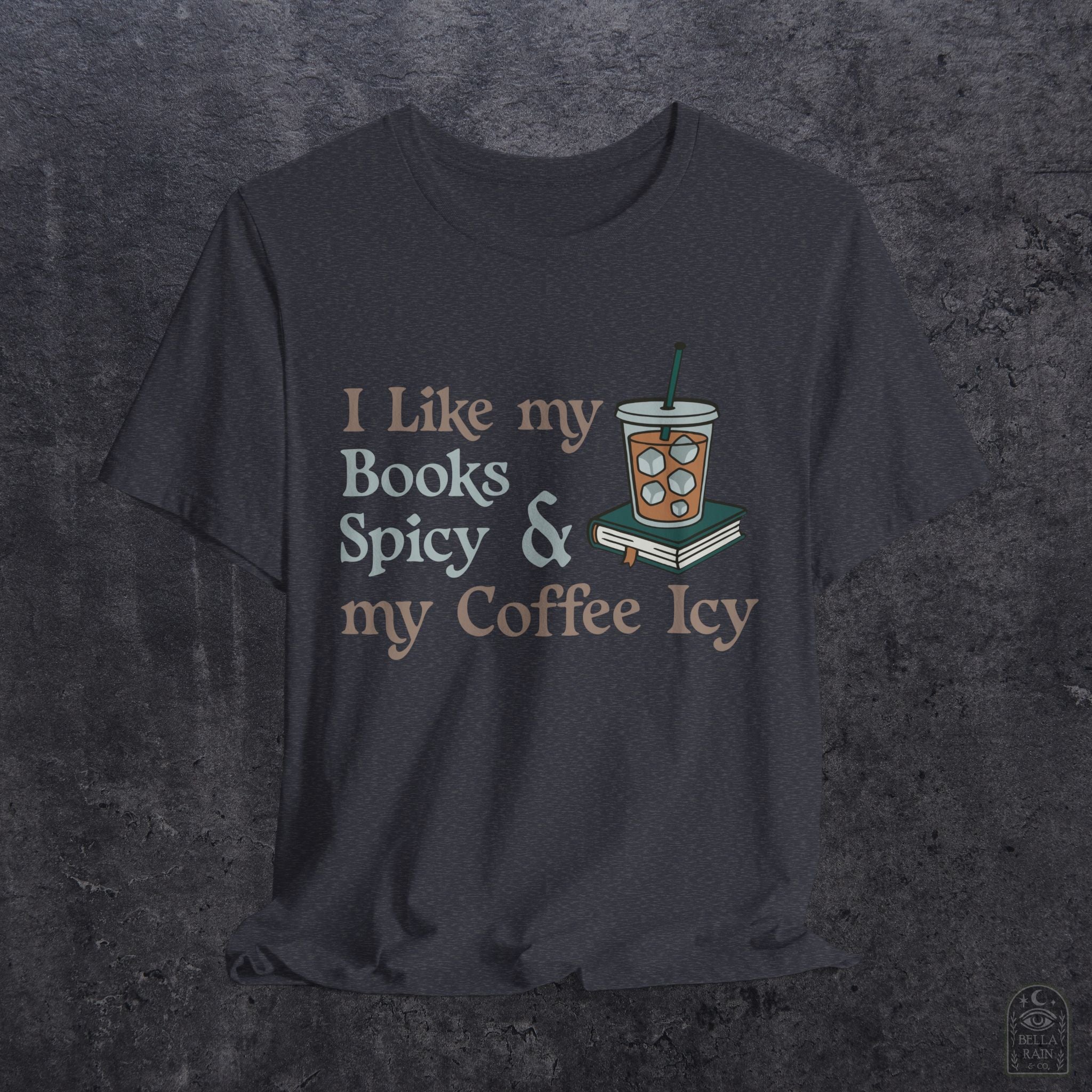 Books Spicy & Coffee Icy PREMIUM T-Shirt