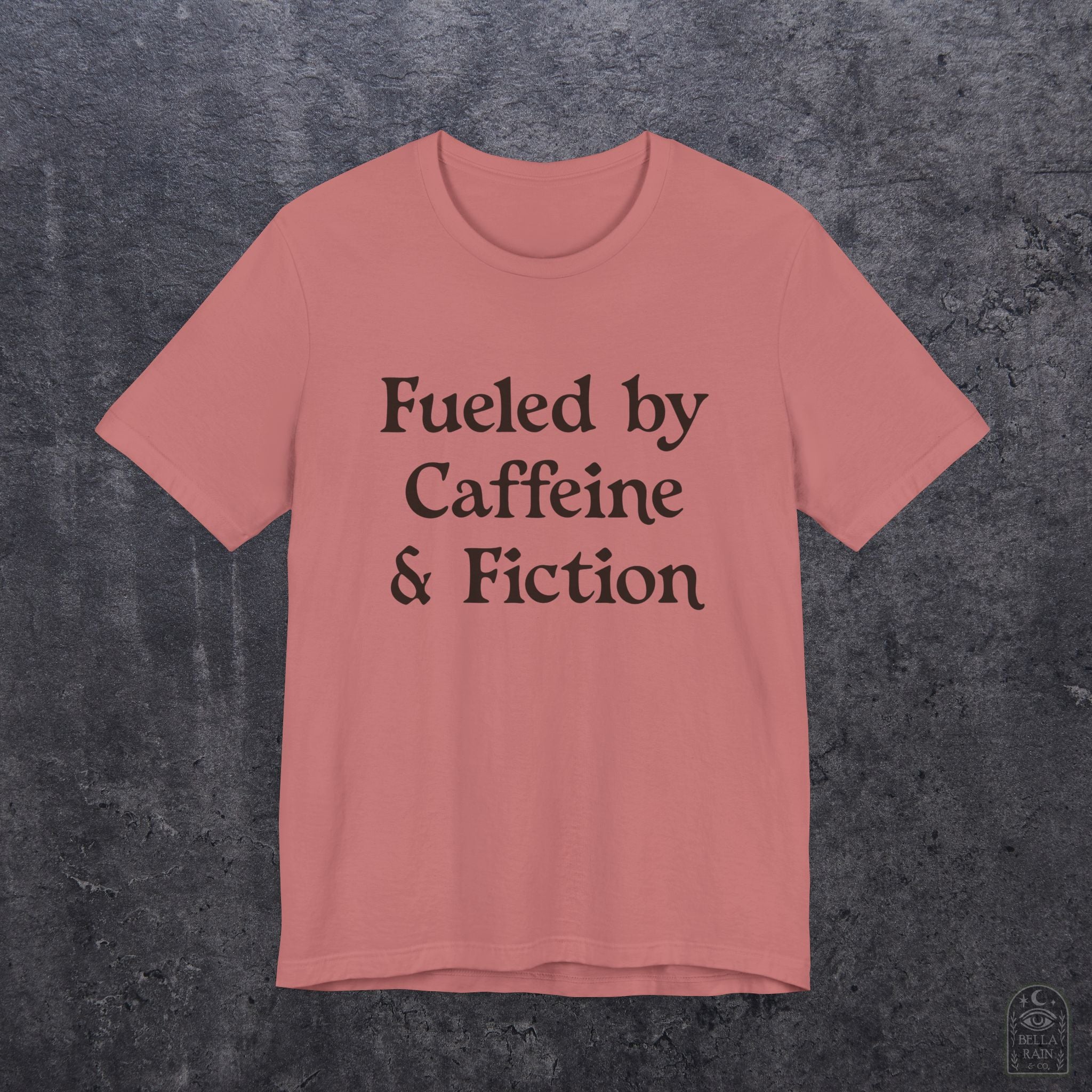 Fueled by Caffeine & Fiction PREMIUM T-Shirt