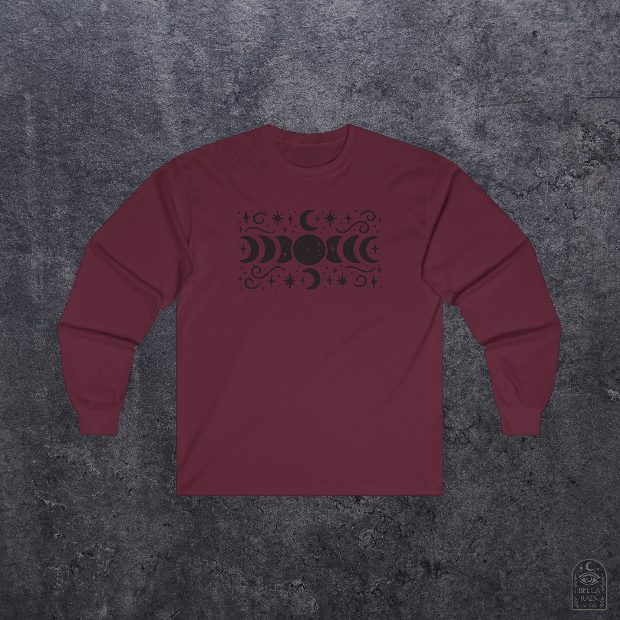 Lunar Phases Long Sleeve Tee