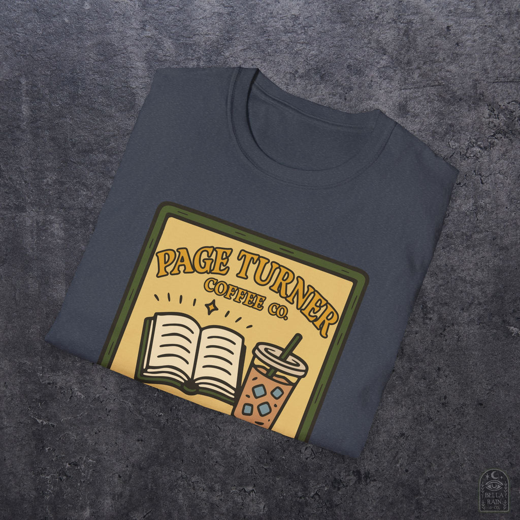 Page Turner Coffee Co Unisex Softstyle T-Shirt