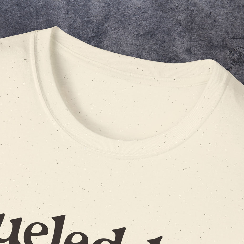 Fueled by Caffeine & Fiction Unisex Softstyle T-Shirt