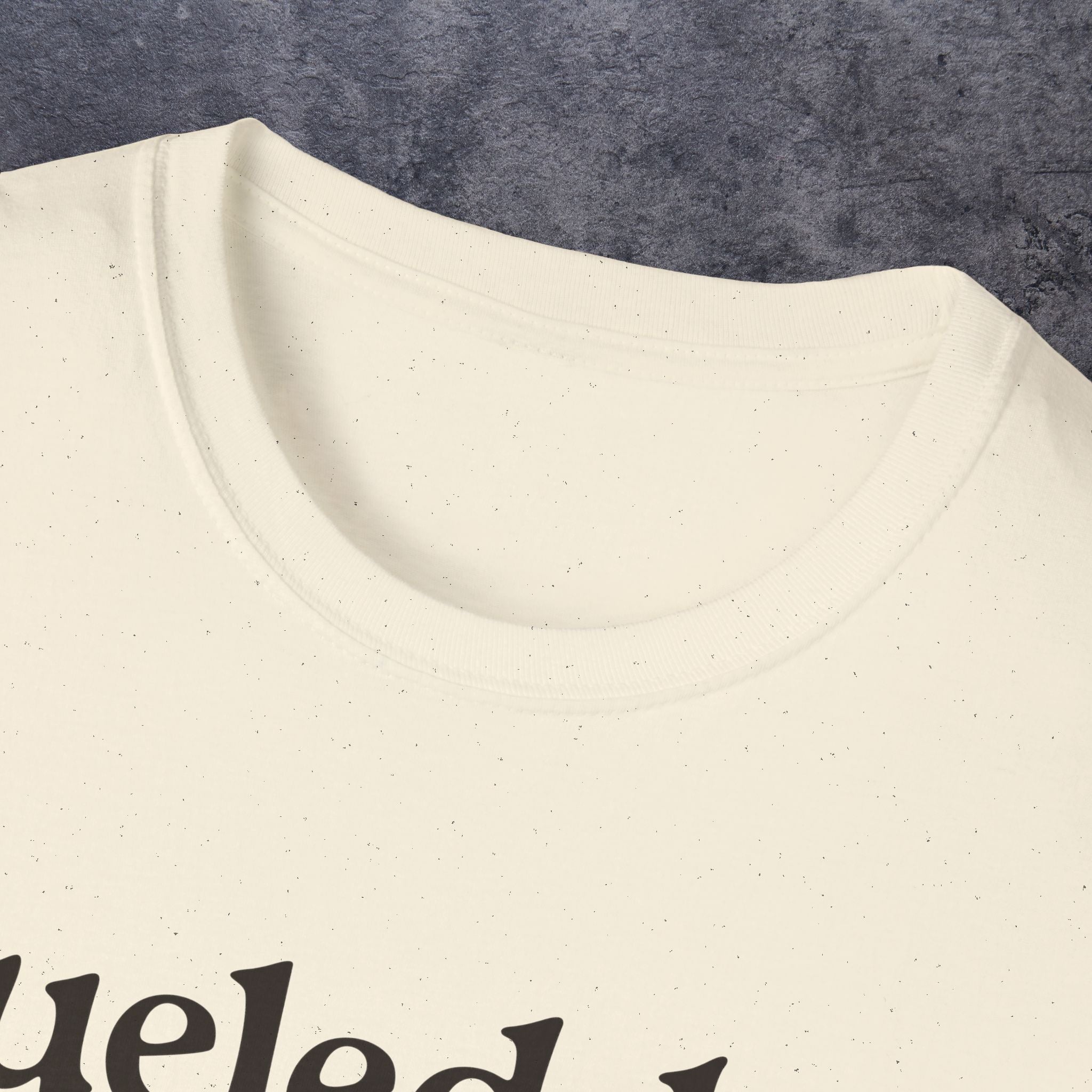 Fueled by Caffeine & Fiction Unisex Softstyle T-Shirt