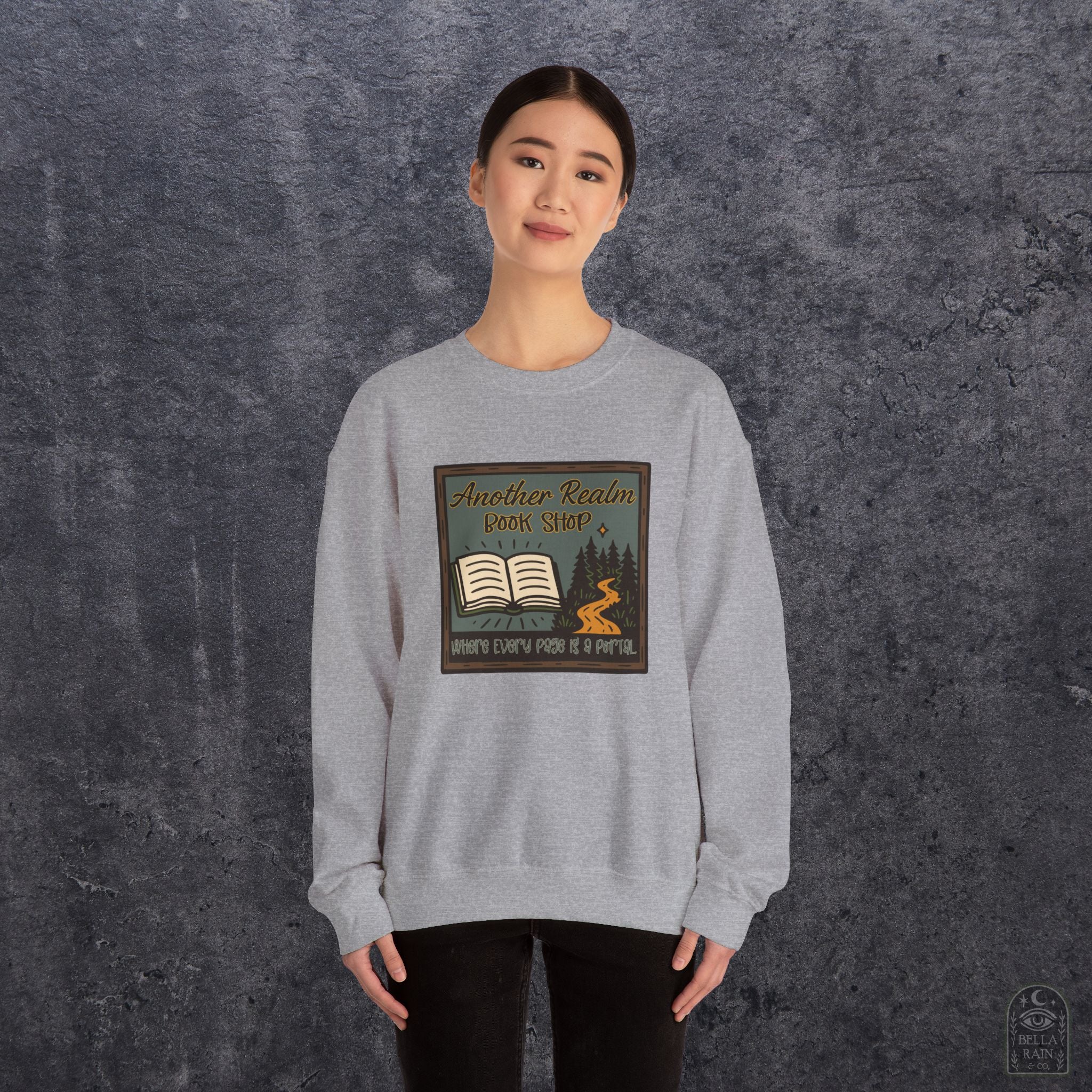 Another Realm Book Shop Crewneck Sweatshirt