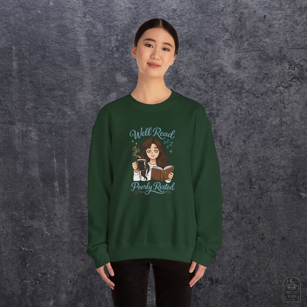 Well Read Poorly Rested Crewneck Sweatshirt