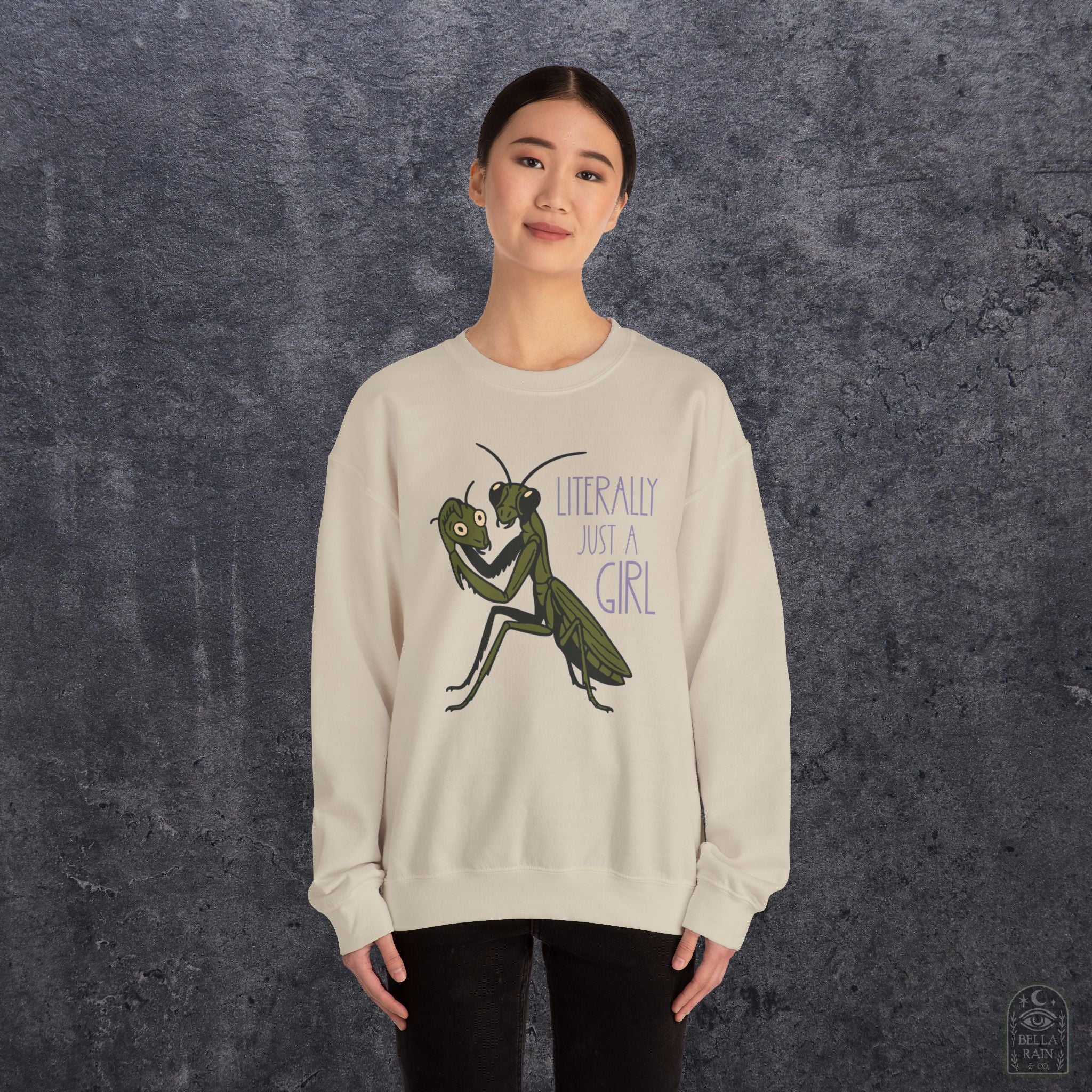 Literally Just a Girl Crewneck Sweatshirt