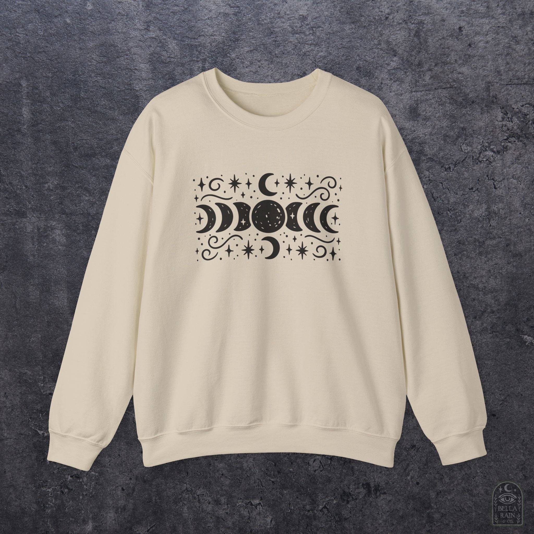Lunar Phases Crewneck Sweatshirt