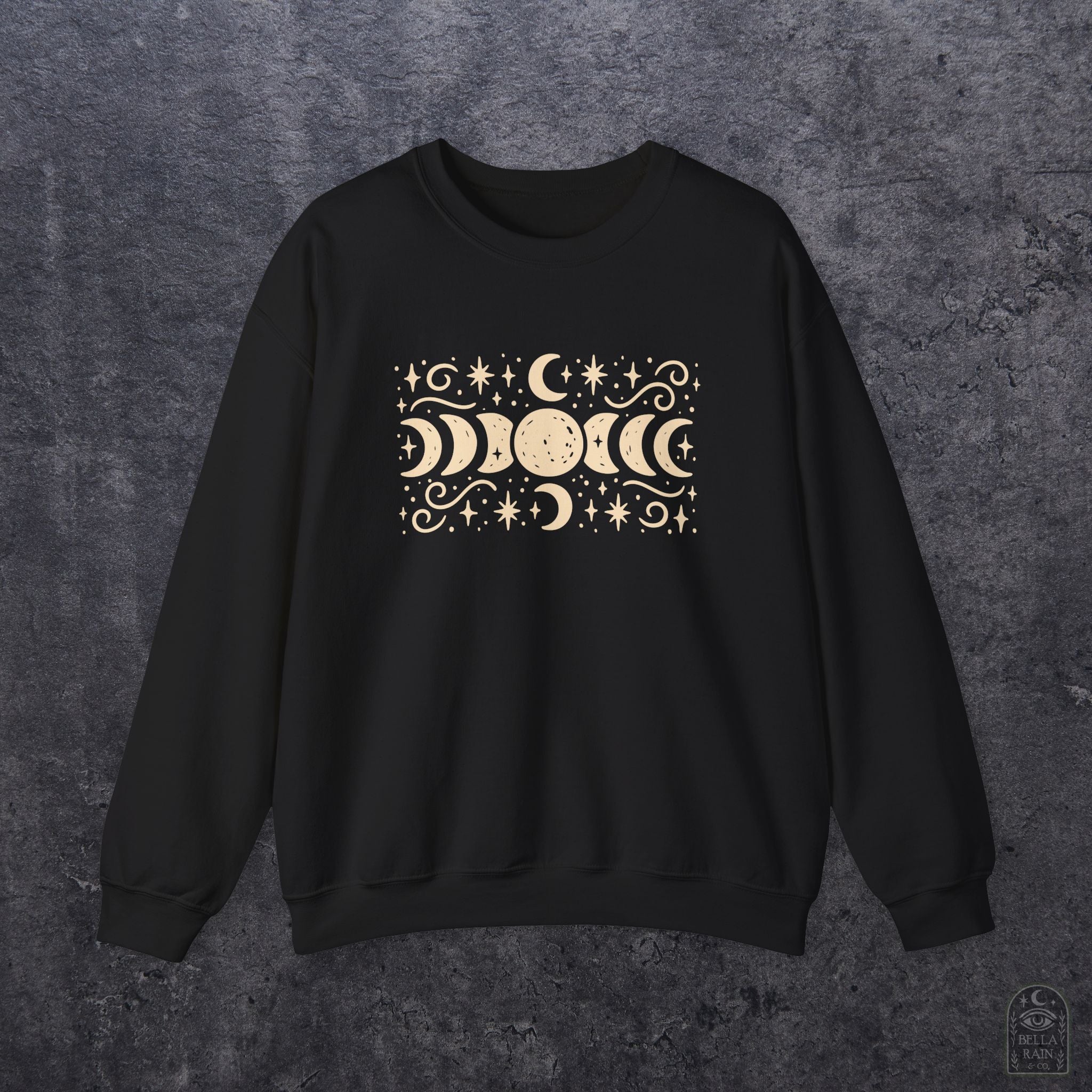 Lunar Phases Crewneck Sweatshirt