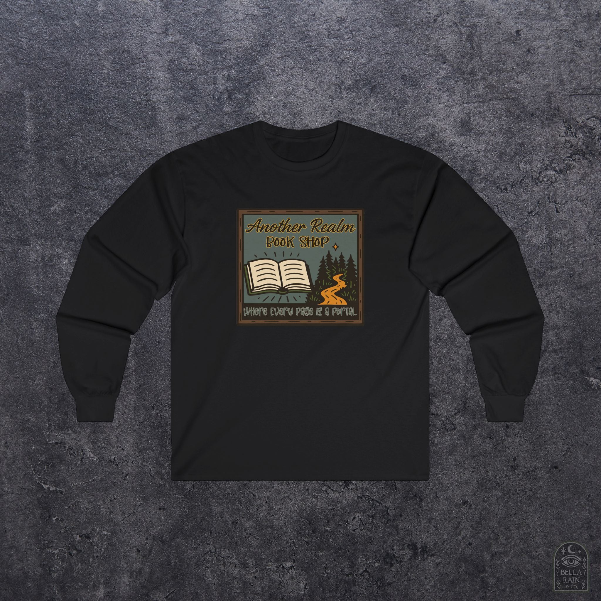 Another Realm Book Shop Unisex Long Sleeve Tee
