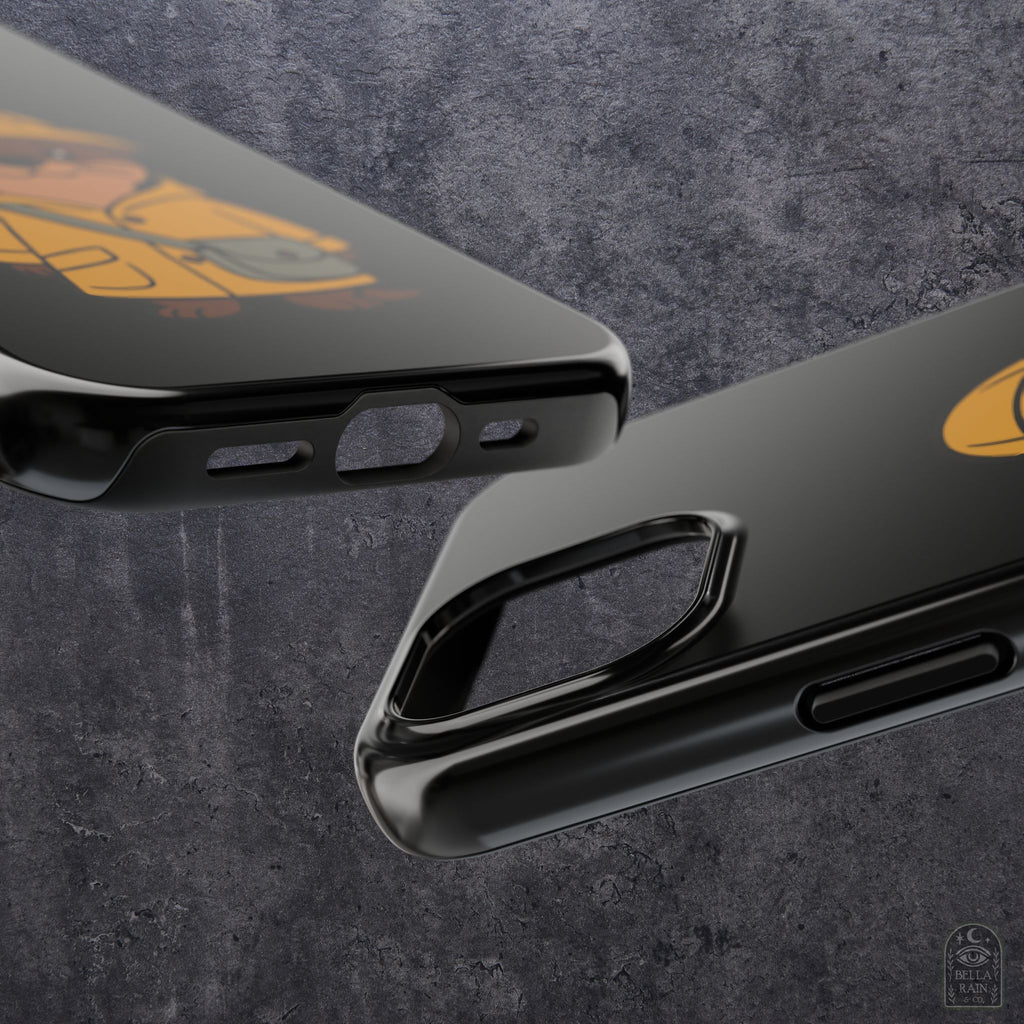 Otter in Raincoat Tough Phone Case