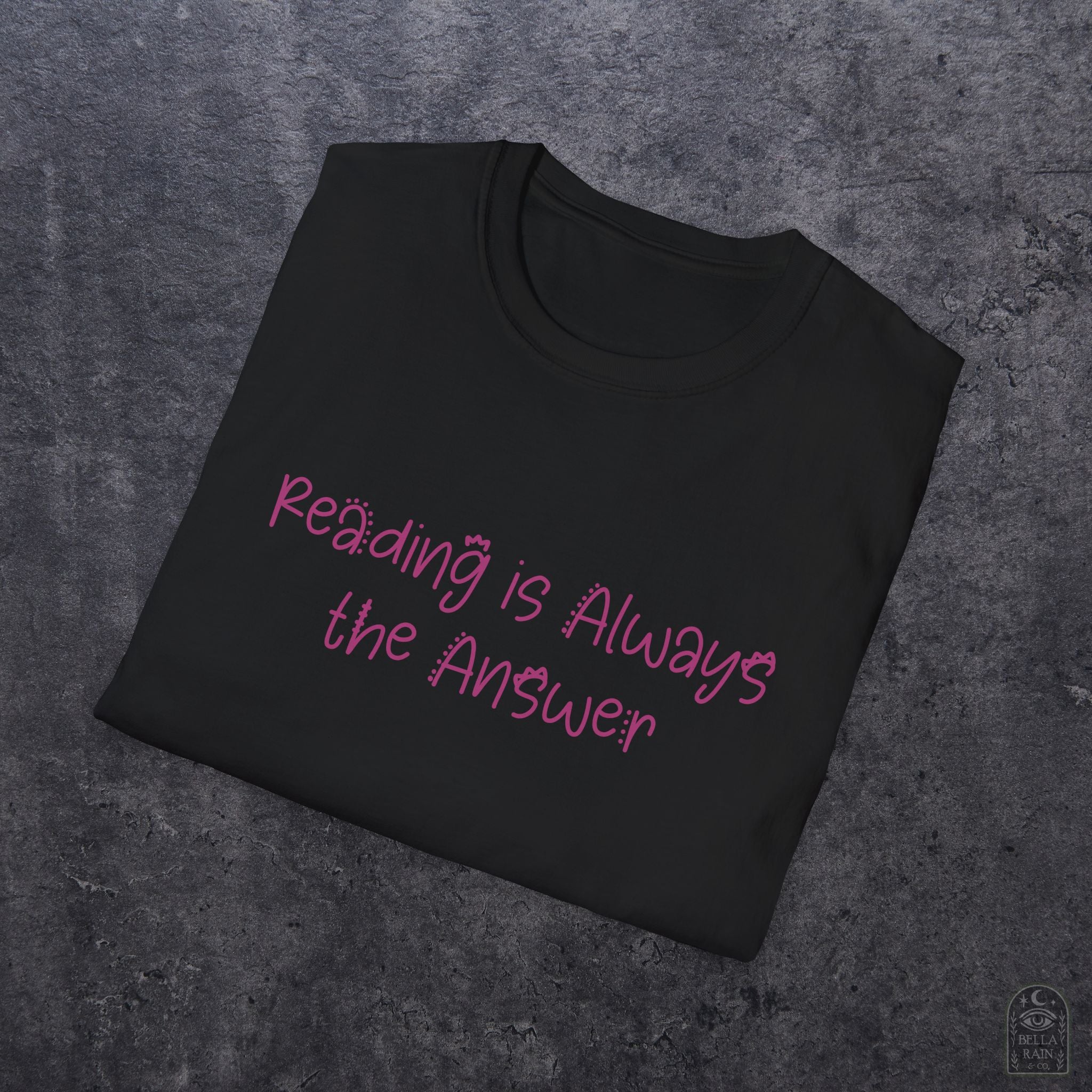 Reading is the Answer Unisex Softstyle T-Shirt