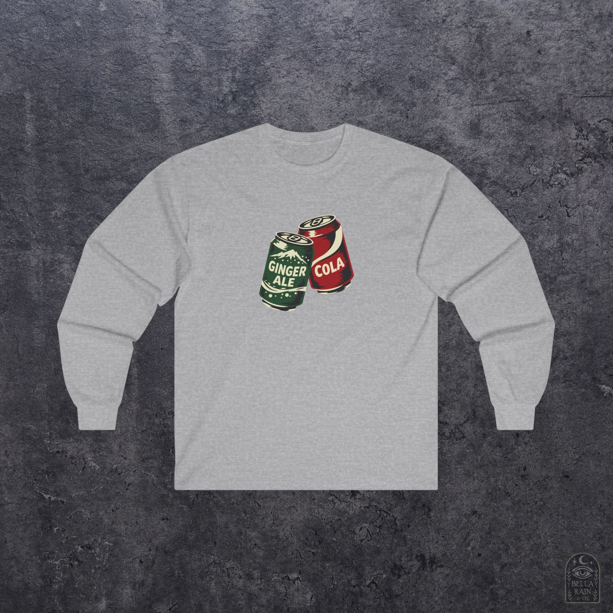 Ginger Ale & Cola Long Sleeve Tee
