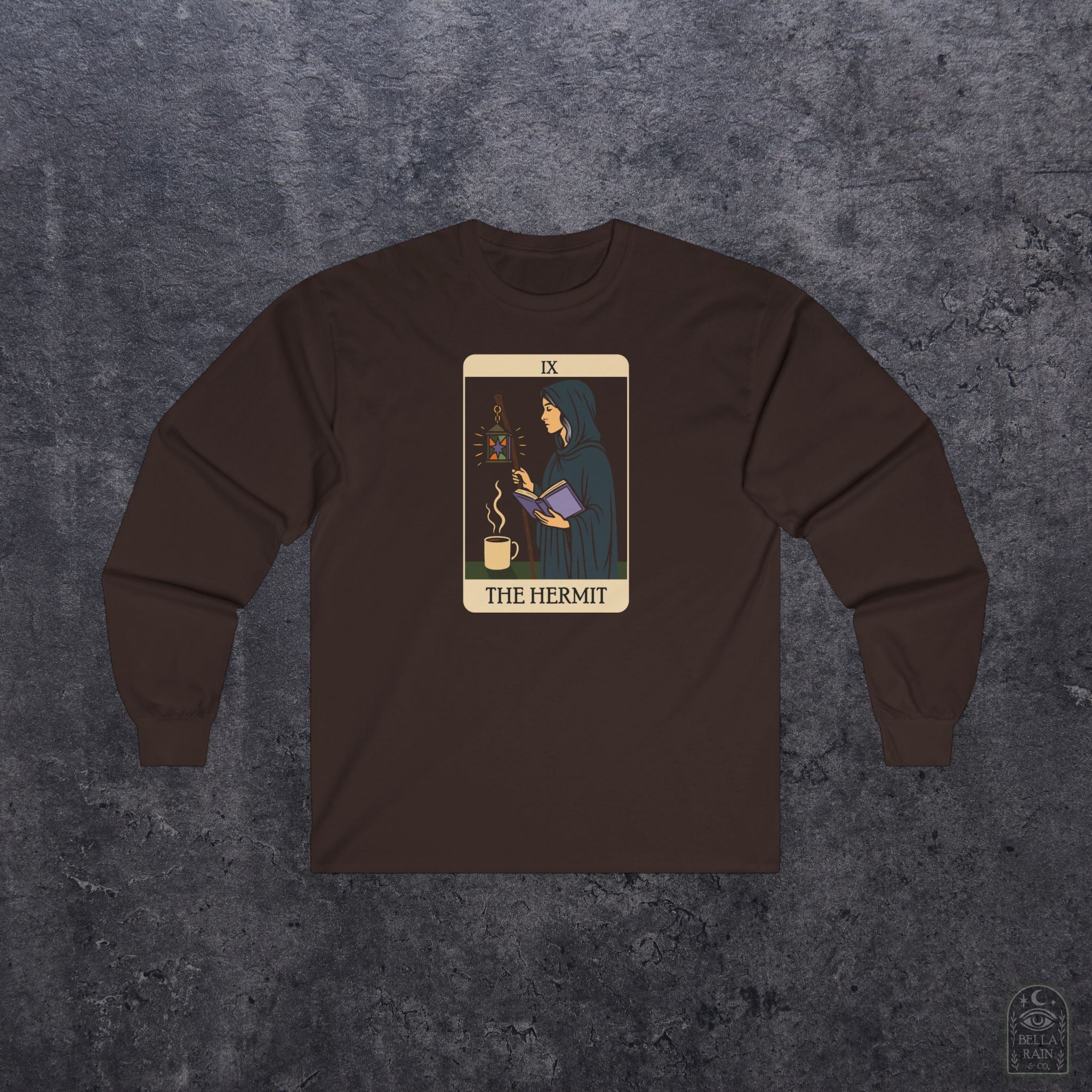 Tarot Hermit Unisex Long Sleeve Tee