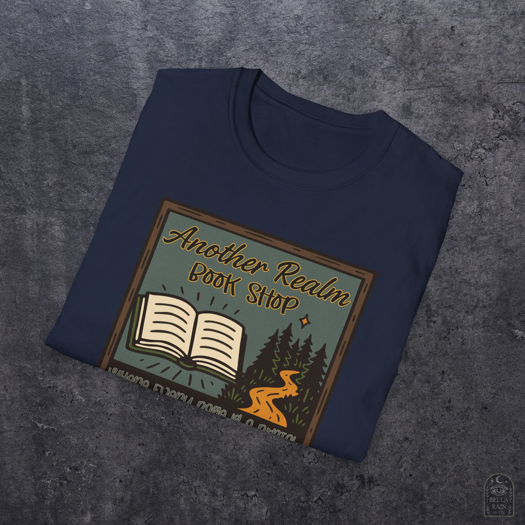 Another Realm Book Shop Unisex Softstyle T-Shirt