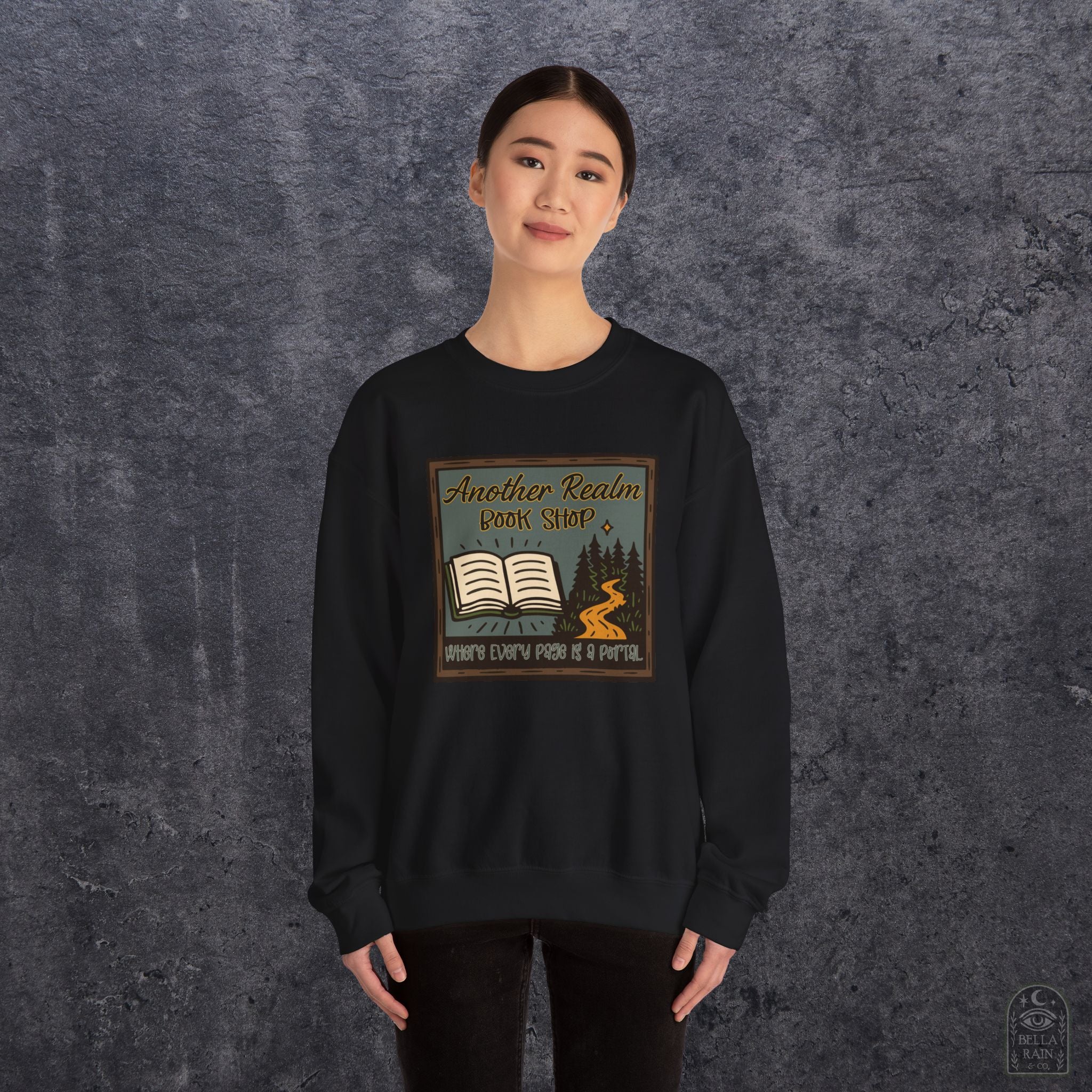 Another Realm Book Shop Crewneck Sweatshirt