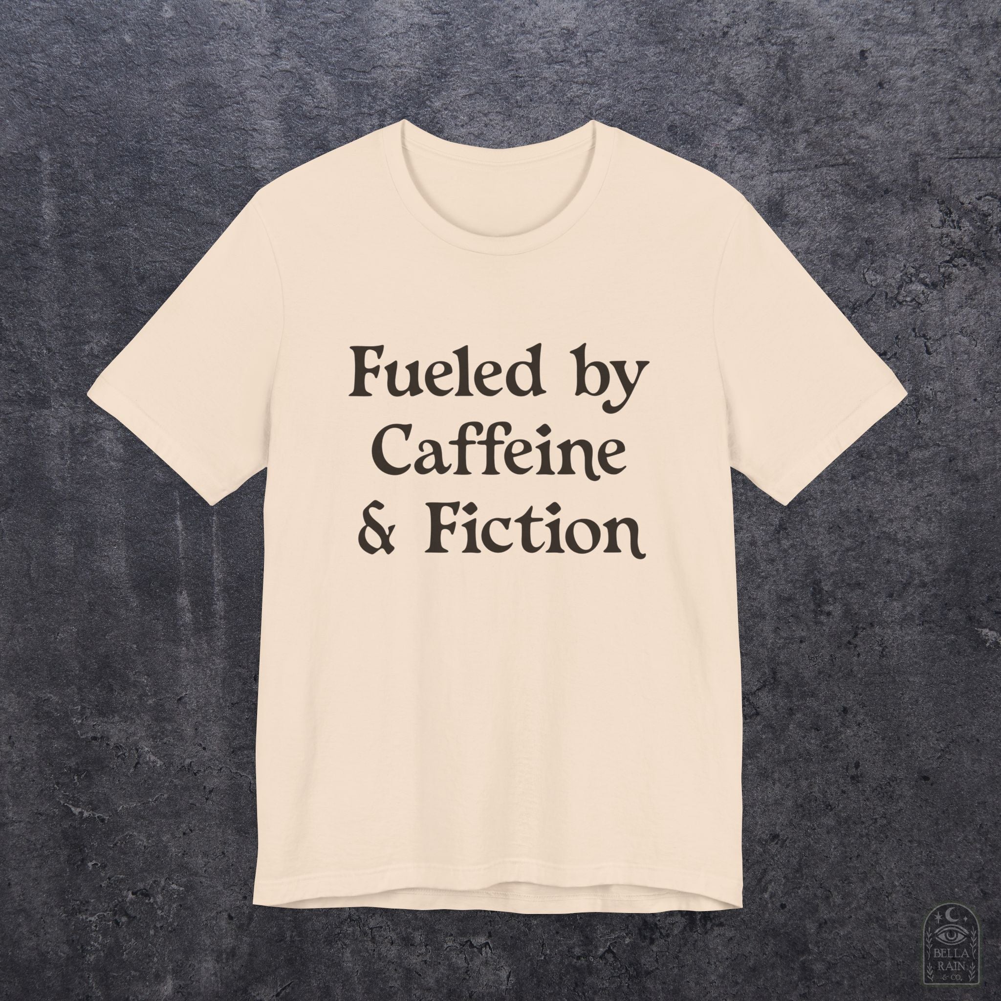 Fueled by Caffeine & Fiction PREMIUM T-Shirt