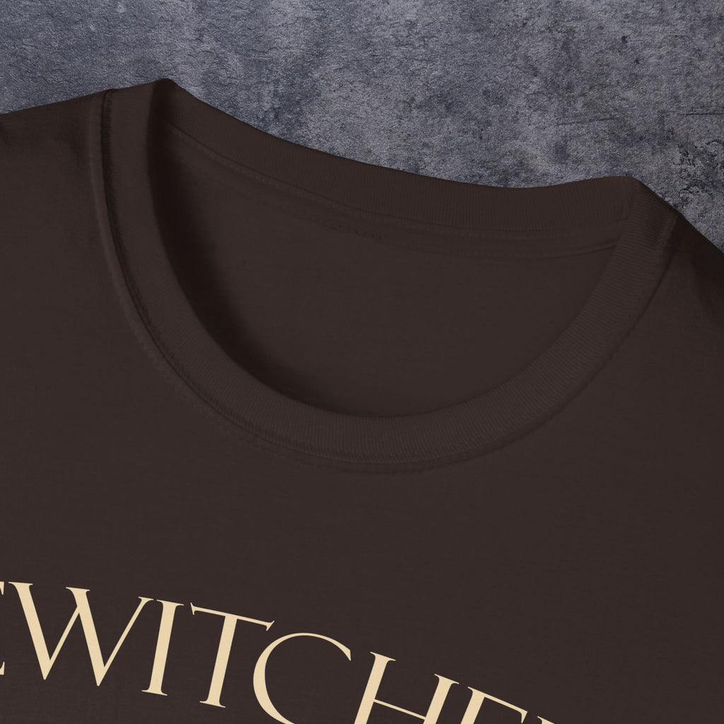 Bewitched by Books & Black Cats Unisex Softstyle T-Shirt