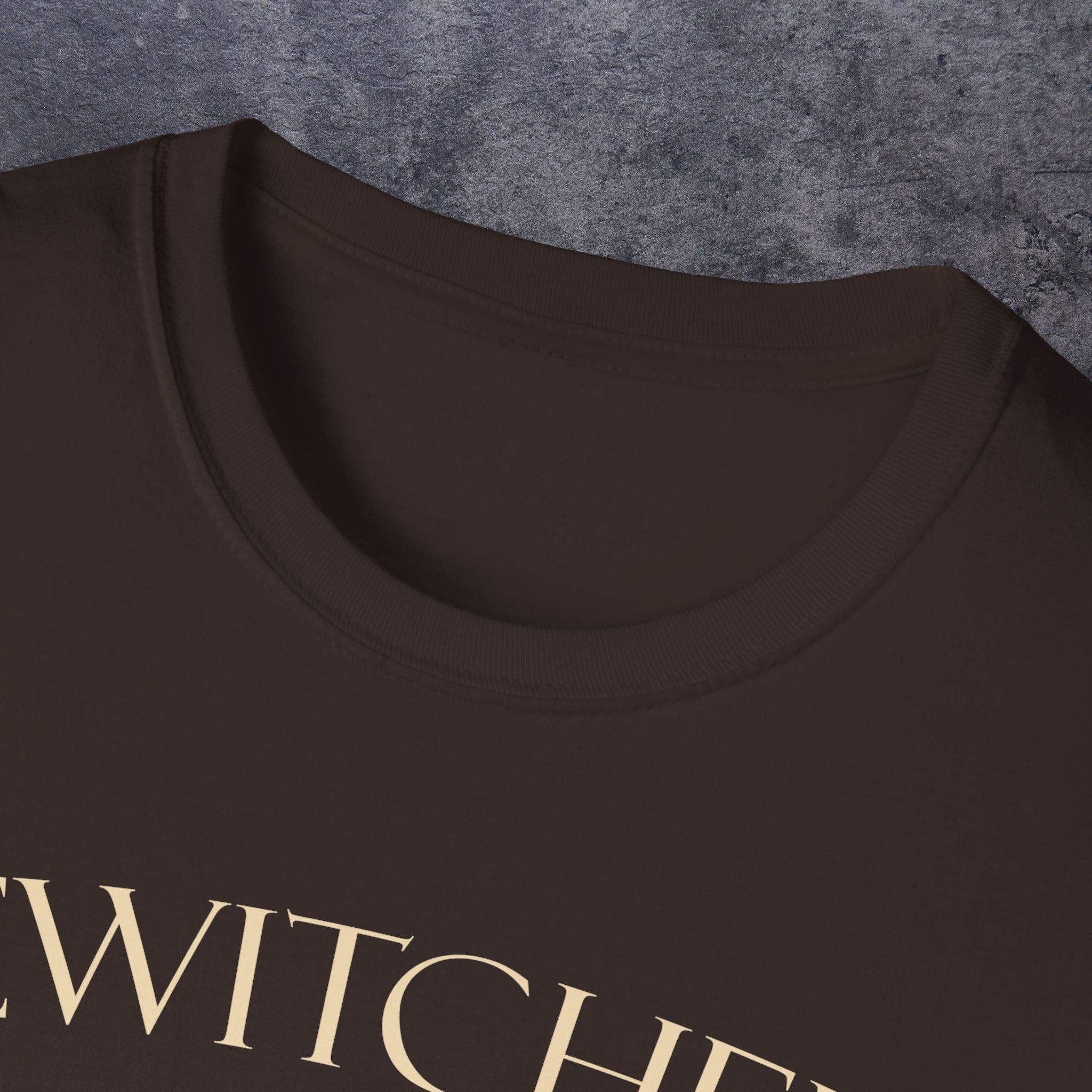 Bewitched by Books & Black Cats Unisex Softstyle T-Shirt