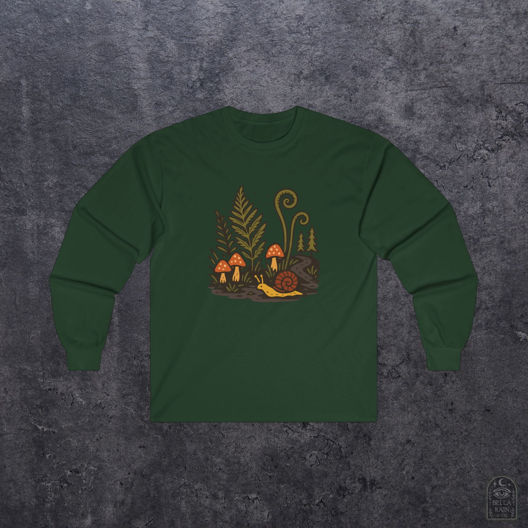 Snailin Away Long Sleeve Tee
