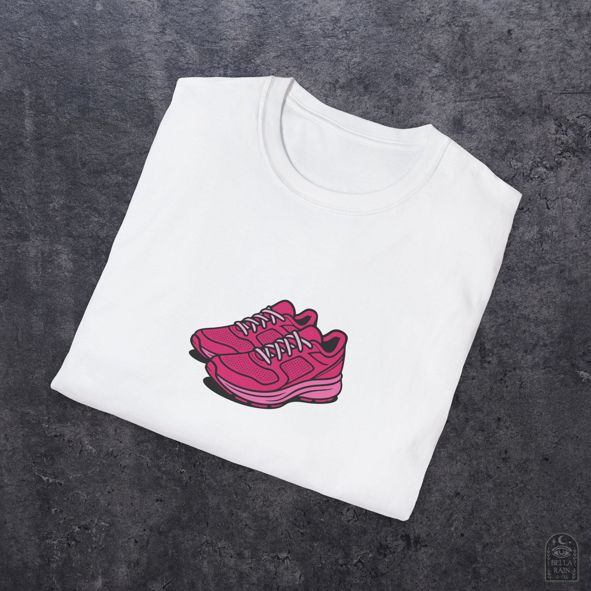 Pink Sneaks Unisex Softstyle T-Shirt