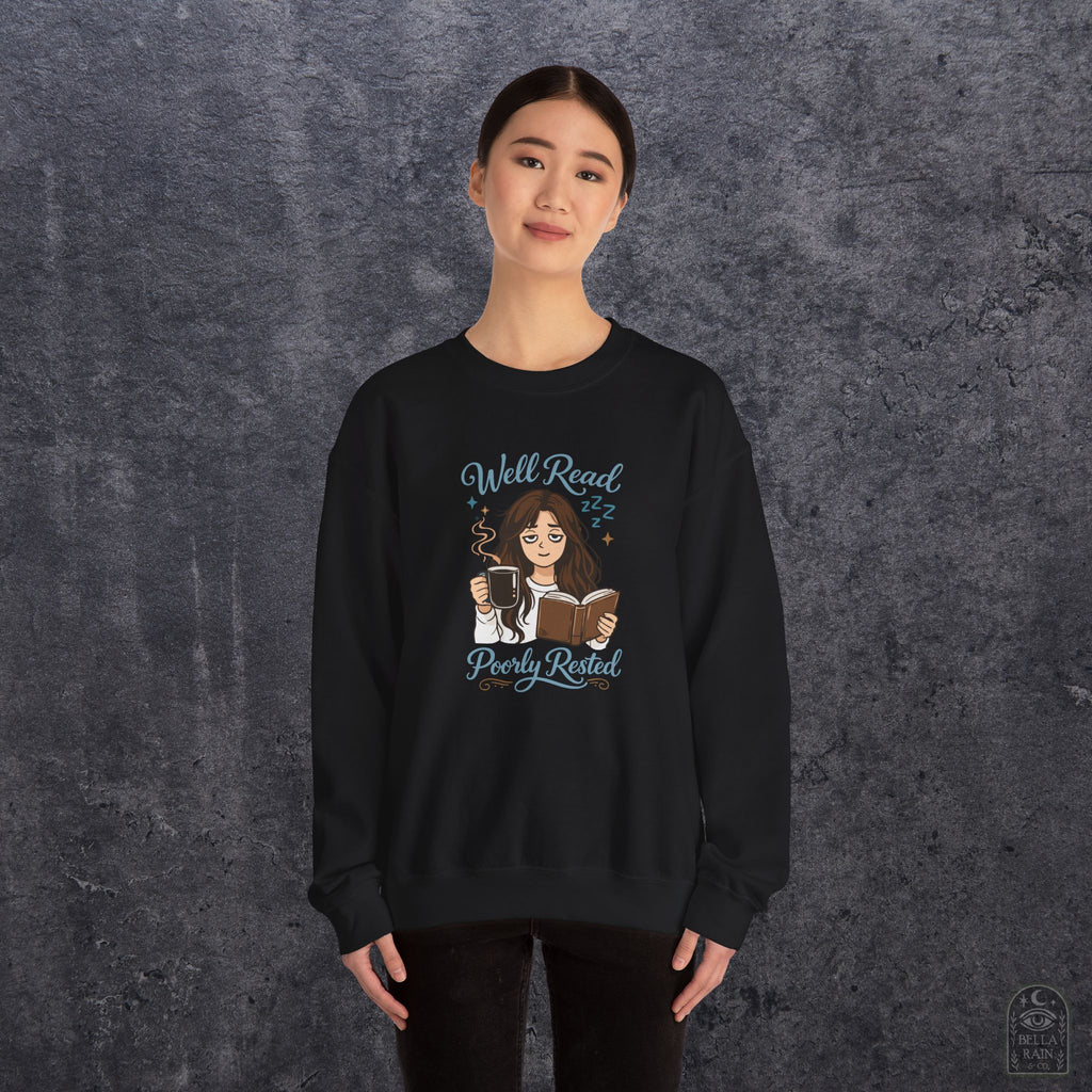 Well Read Poorly Rested Crewneck Sweatshirt