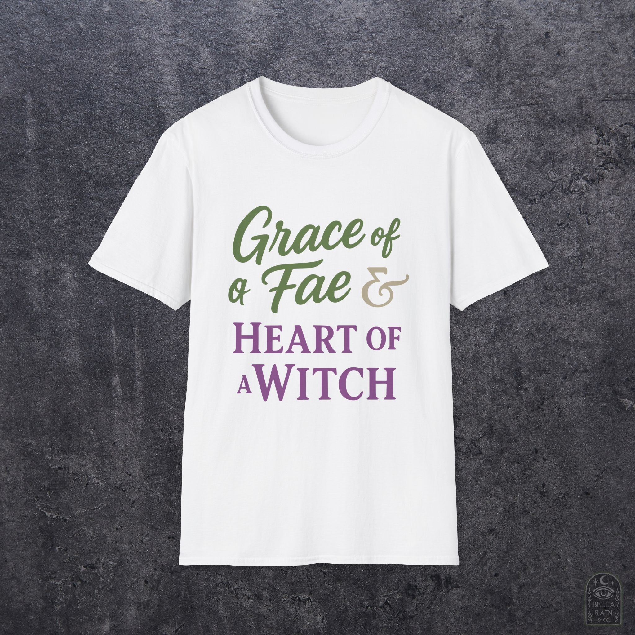 Grace of Fae Heart of Witch Unisex Softstyle T-Shirt