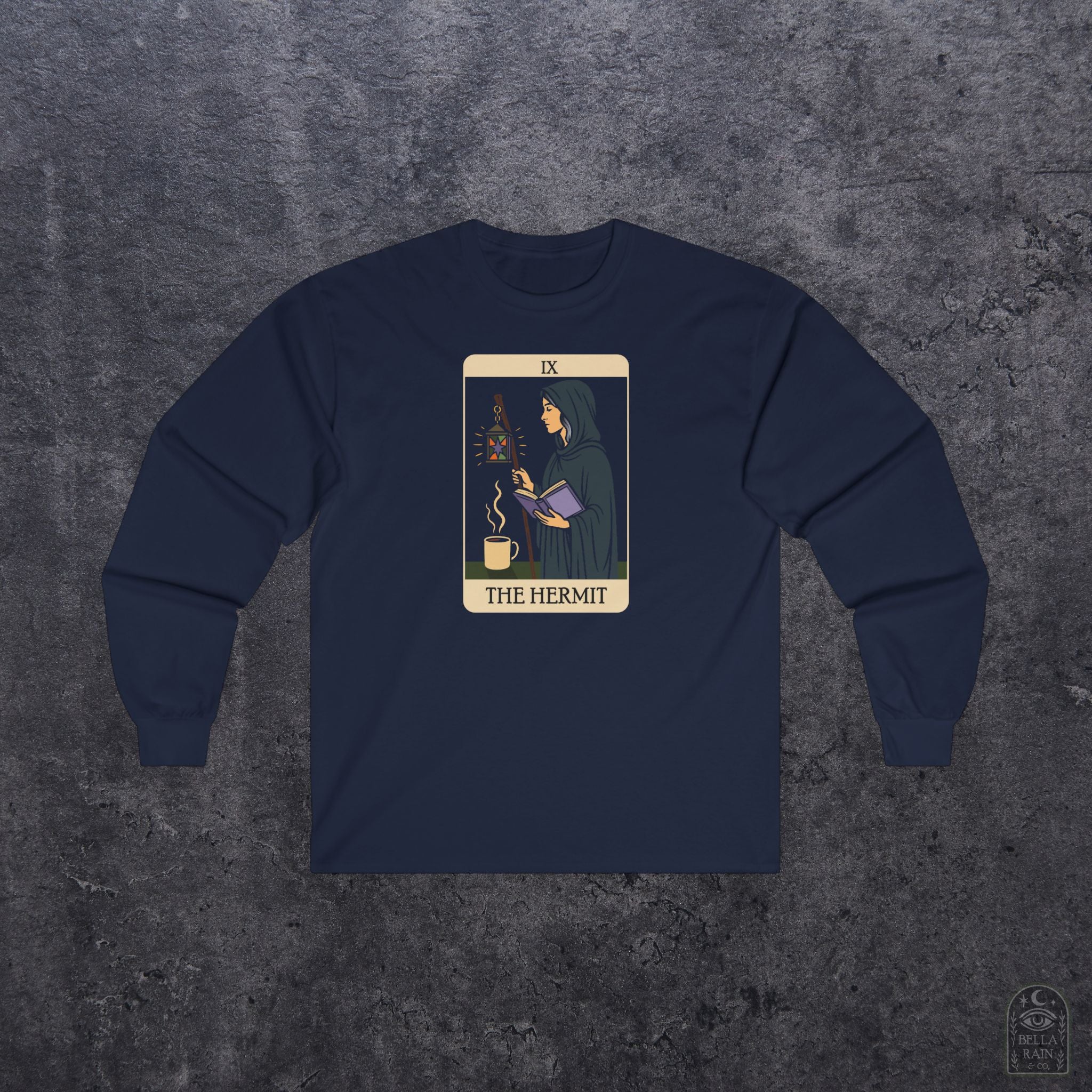 Tarot Hermit Unisex Long Sleeve Tee