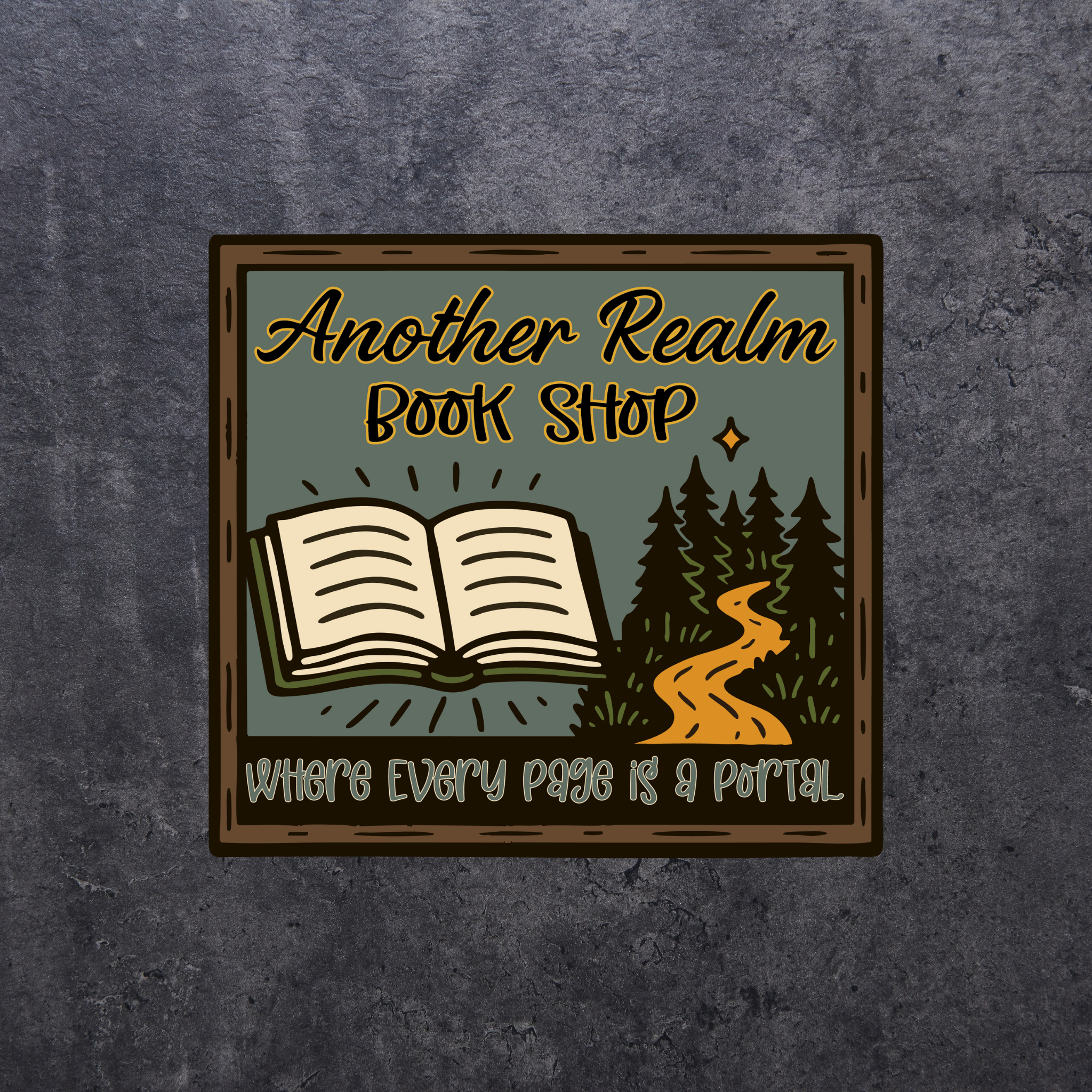Another Realm Book Shop Sticker
