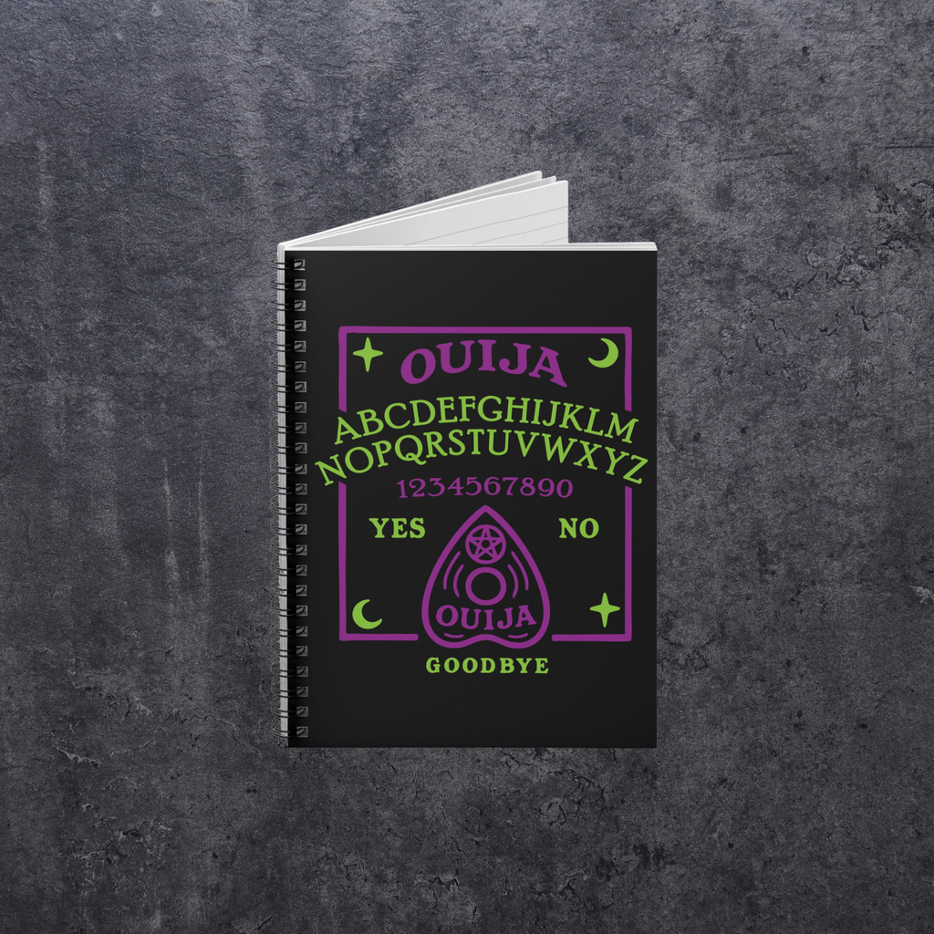 Mystical Ouija Board Spiral Notebook