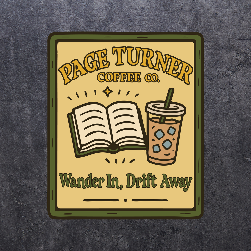 Page Turner Sticker