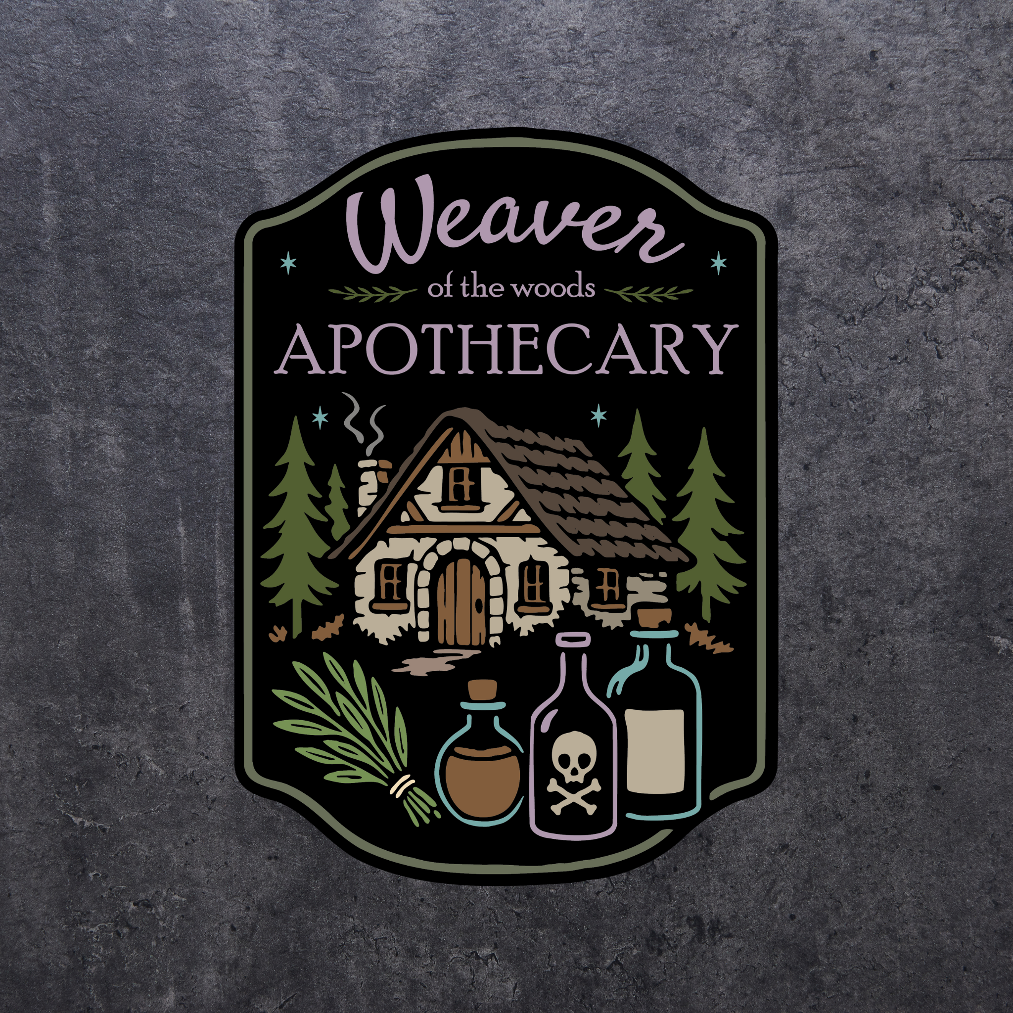 Weaver Apothecary Sticker